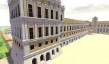 Torreão de Terzi e Terreiro do Paço: fachada nascente